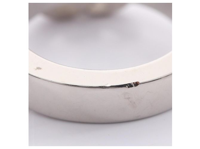 Anillo Chanel Coco Mark Plata Dorado - vista 6