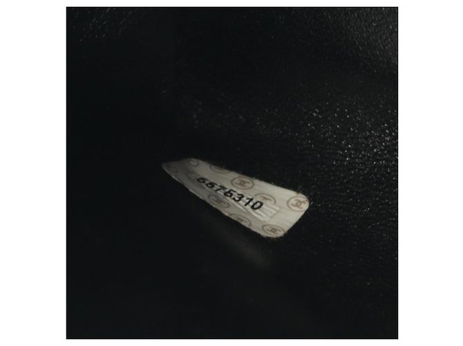 Chanel Coco Mark Handtasche aus schwarzem Denim - Ansicht 5
