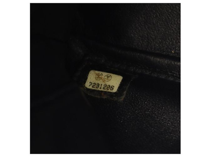 Borsa Tote Chanel Chocolate Bar Blu navy - vista 5