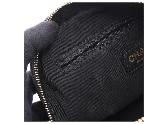 Piccola borsa a tracolla Chanel Chevron V-stitch Nero - vista 6