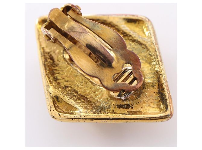 Orecchini a clip Chanel Coco Mark placcati oro D'oro - vista 6