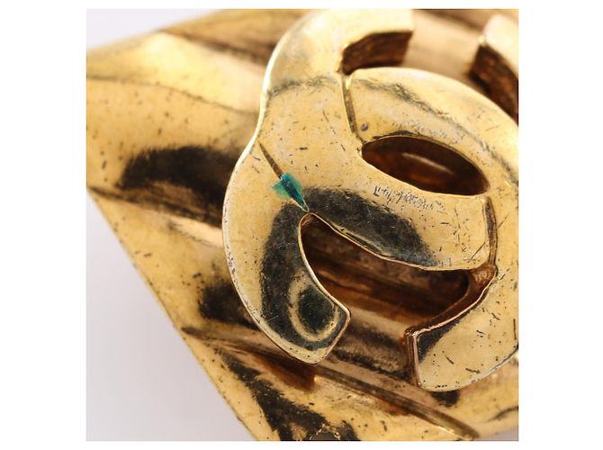 Orecchini a clip Chanel Coco Mark placcati oro D'oro - vista 8