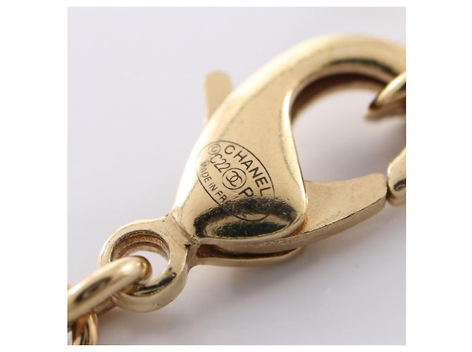 Collar con placa Chanel Coco Mark Dorado - vista 5