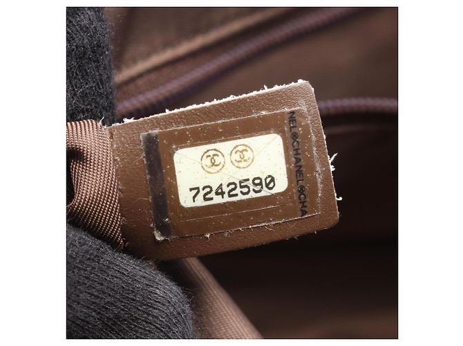 Borsa Chanel New Travel Line Marrone Cachi - vista 5