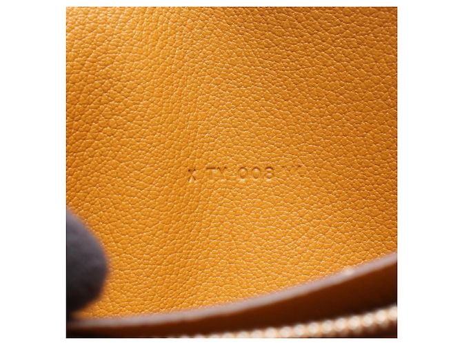 Hermès Portafoglio rotondo con zip Hermes Azap Long Caramel Marrone Caramello - vista 5