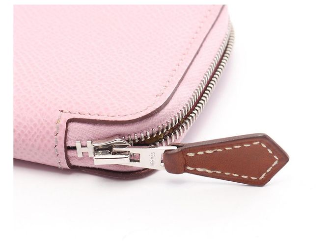 Hermès Cartera Hermes Azap Compact Mini Silk In Wallet - Monedero Rosa - vista 6