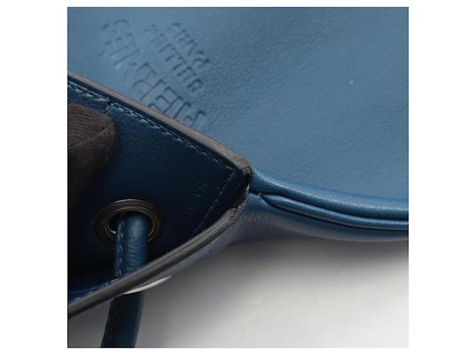 Hermès Borsa a tracolla mini Aline Hermes Blu - vista 7