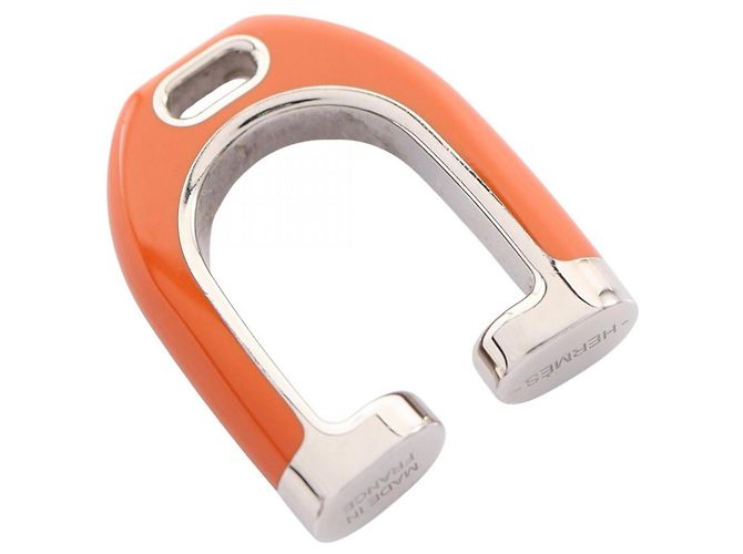 Hermès Accesorios Hermes Etrier Plata Naranja - vista 2