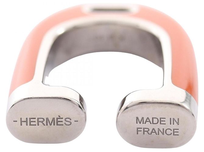 Hermès Accesorios Hermes Etrier Plata Naranja - vista 3