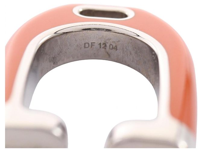 Hermès Accesorios Hermes Etrier Plata Naranja - vista 4