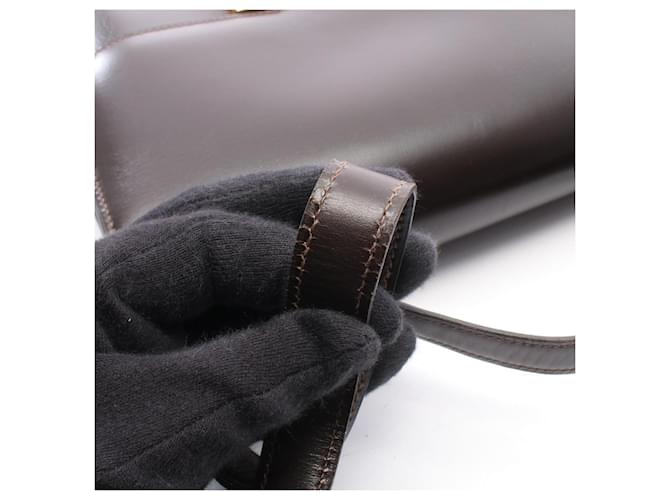 Hermès Borsa a tracolla Hermes Constance 23 Ebene Marrone - vista 10