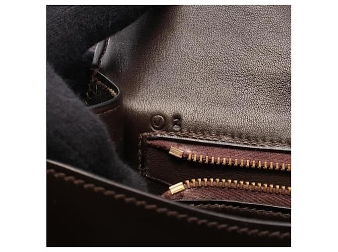 Hermès Borsa a tracolla Hermes Constance 23 Ebene Marrone - vista 5