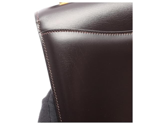 Hermès Borsa a tracolla Hermes Constance 23 Ebene Marrone - vista 9