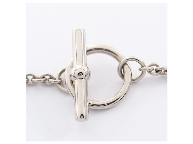 Hermès Collana Hermes Chaine d'Ancre Mini Maillon PM Beige - vista 4
