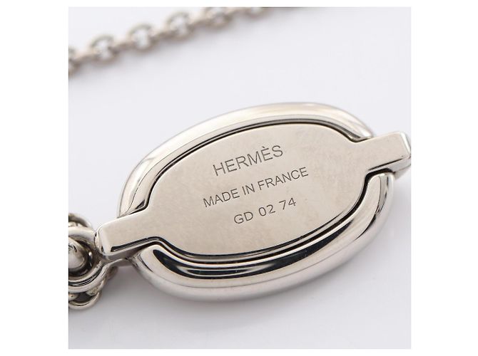 Hermès Collana Hermes Chaine d'Ancre Mini Maillon PM Beige - vista 5