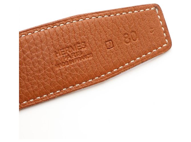 Hermès Hermes Constance H-Belt - Reversibles Kalbsleder Braun Schwarz - Ansicht 4