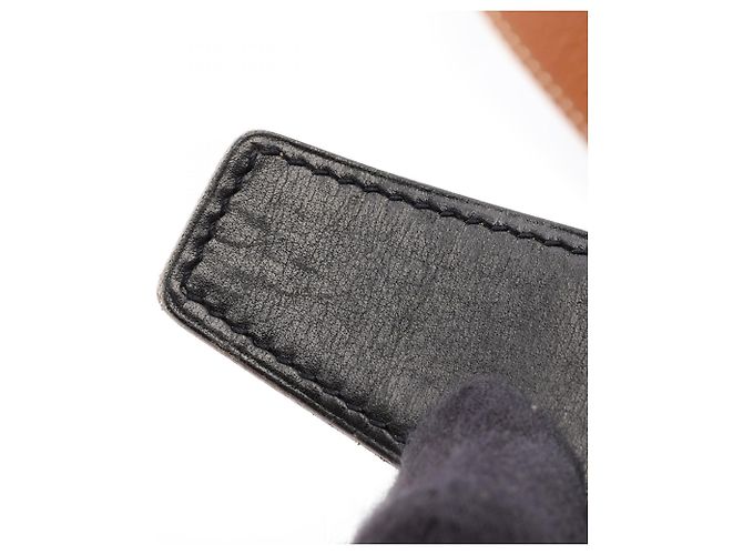 Hermès Hermes Constance H-Belt - Reversibles Kalbsleder Braun Schwarz - Ansicht 9