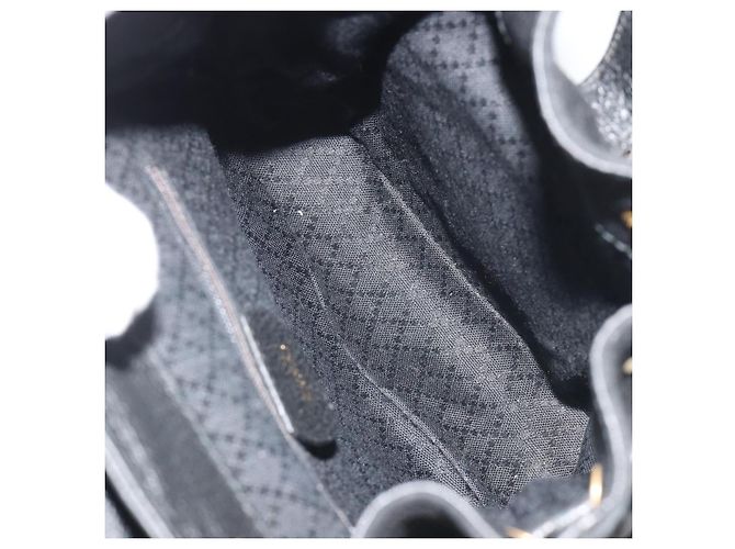 Bamboo Gucci Gucci bambù scamosciato mini Nero - vista 7