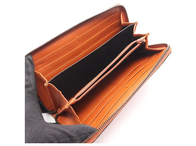 Cartera larga redonda Microguccissima Gucci Naranja - vista 3