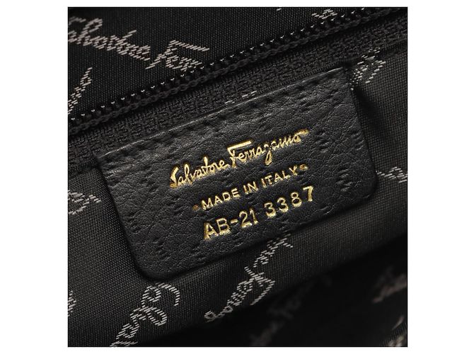 Borsa a tracolla Salvatore Ferragamo Gancini Nero - vista 4