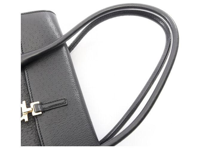 Borsa a tracolla Salvatore Ferragamo Gancini Nero - vista 7