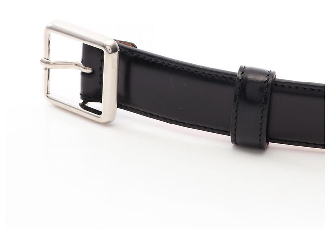 Balenciaga Gürtel aus schwarzem Leder - Ansicht 2