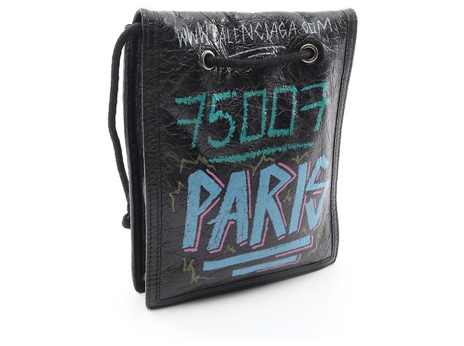 Pochette Balenciaga Explorer Nero Multicolore - vista 2