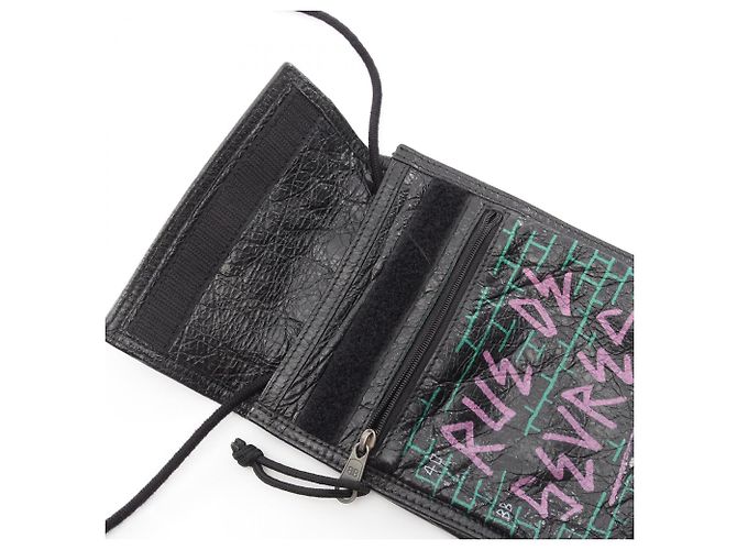 Pochette Balenciaga Explorer Nero Multicolore - vista 5