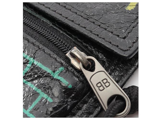 Pochette Balenciaga Explorer Nero Multicolore - vista 7