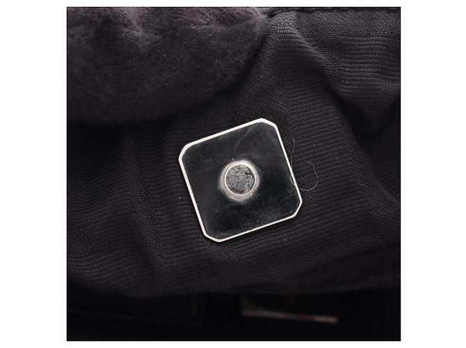 Borsa Tote Fendi Zucca nera in pelle e nylon Nero - vista 6