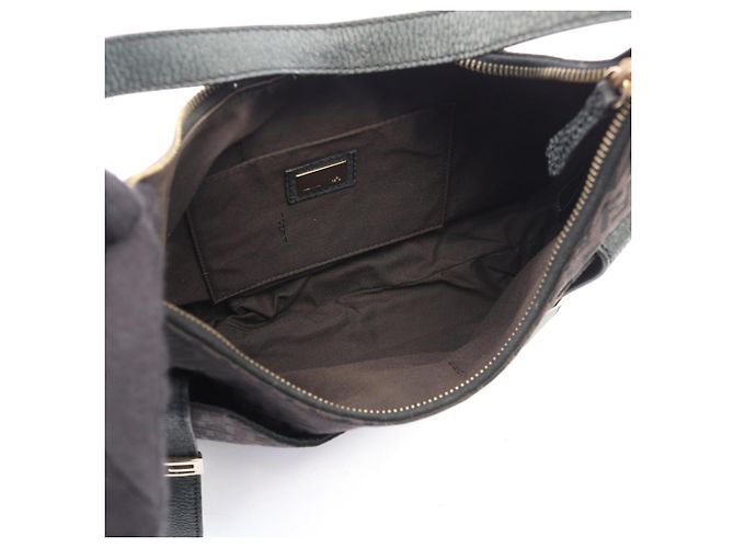 Borsa a tracolla Fendi Zucchino Brown Marrone - vista 3