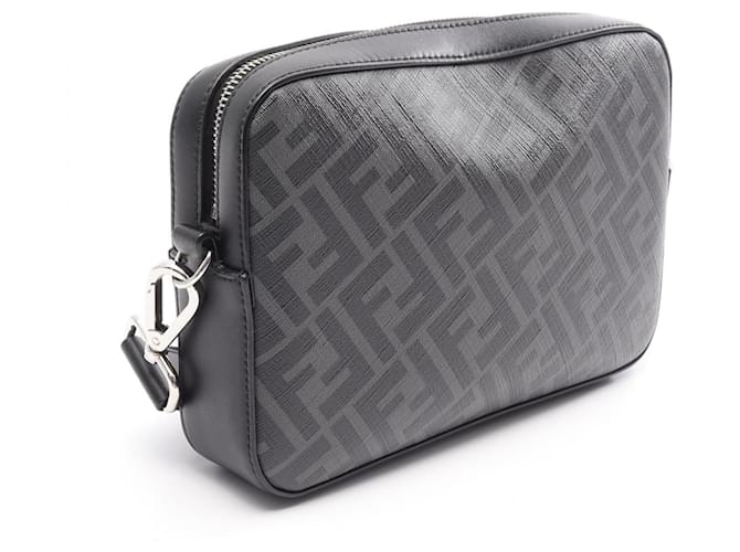 Fendi Diagonal Camera Case - Usato Marrone Nero Giallo - vista 2
