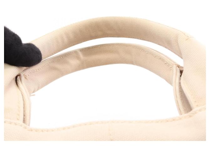 Borsa Tote Prada Canapa Nero Beige Bordò - vista 11