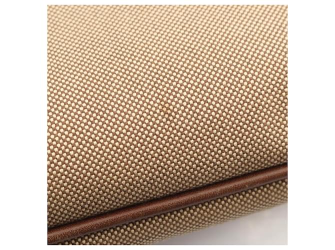 Borsa a tracolla PRADA LOGO JACQUARD Marrone Beige - vista 5