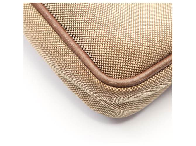 Borsa a tracolla PRADA LOGO JACQUARD Marrone Beige - vista 6