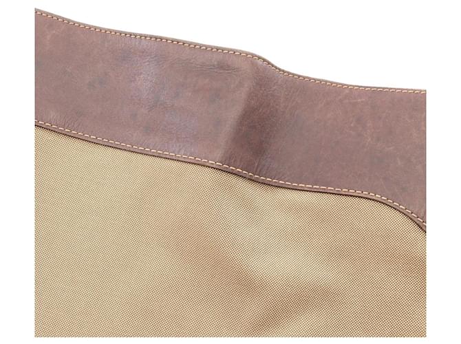 Borsa a tracolla PRADA LOGO JACQUARD Marrone Beige - vista 7