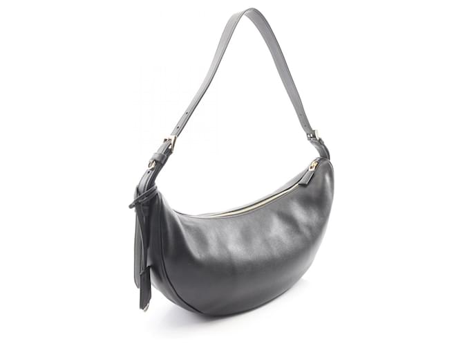 Borsa a Spalla Prada Demi Lune Large Nero - vista 2