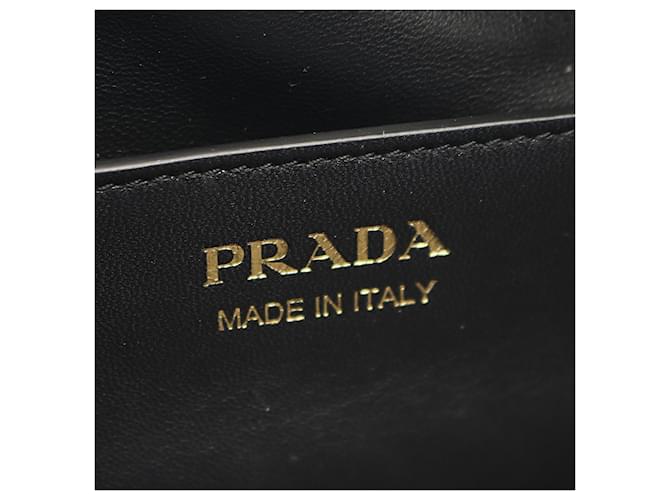 Borsa a Spalla Prada Demi Lune Large Nero - vista 4