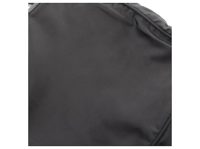 Borsa a tracolla con logo Triangle Prada Nero - vista 10