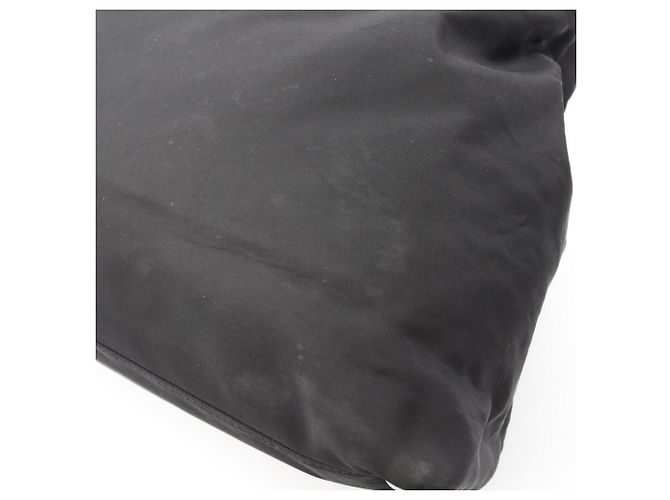 Sac cabas Prada avec logo Triangle Noir - vue 5