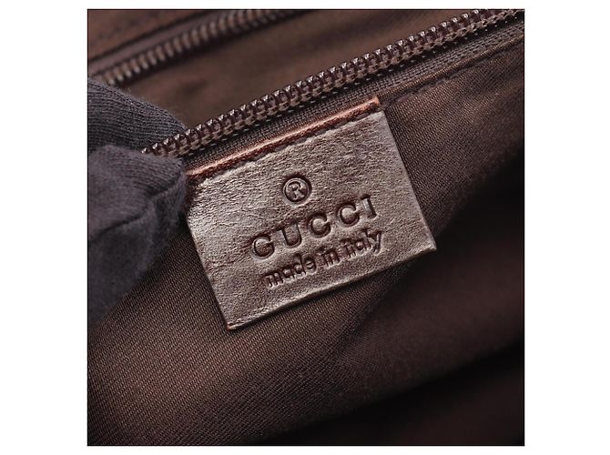 Borsa a Spalla Gucci GG Canvas Marrone Beige - vista 4