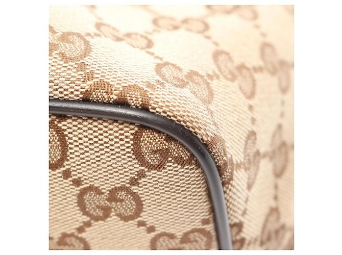 Zaino/Borsa Gucci GG Canvas Marrone Beige - vista 5
