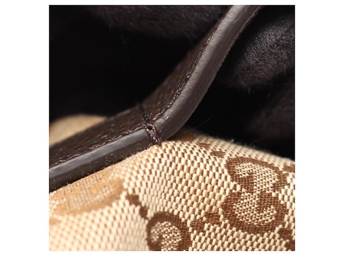 Zaino/Borsa Gucci GG Canvas Marrone Beige - vista 6
