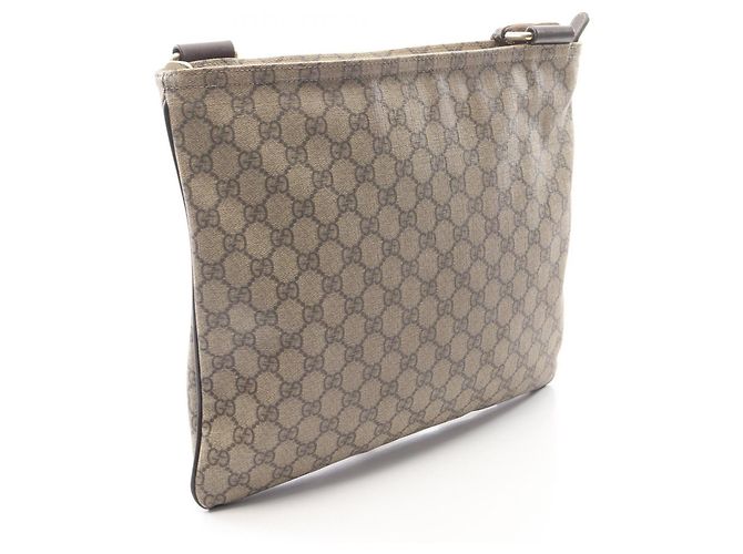 Borsa a tracolla Gucci GG Supreme Marrone Beige - vista 2