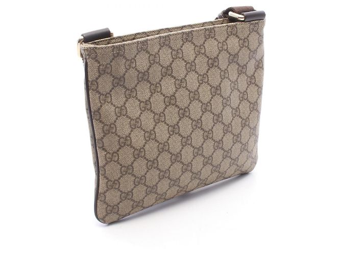 Borsa a tracolla Gucci GG Supreme Marrone Beige - vista 2