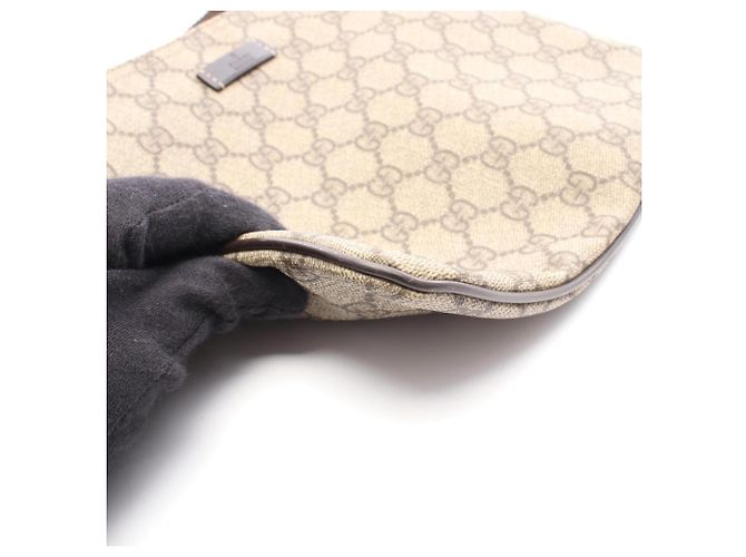 Borsa a tracolla Gucci GG Supreme Marrone Beige - vista 6