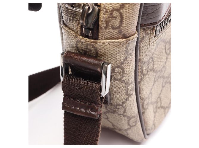 Gucci GG Plus Schultertasche Braun Beige - Ansicht 13