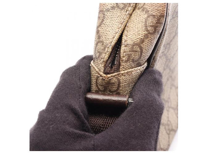 Gucci GG Plus Schultertasche Braun Beige - Ansicht 14