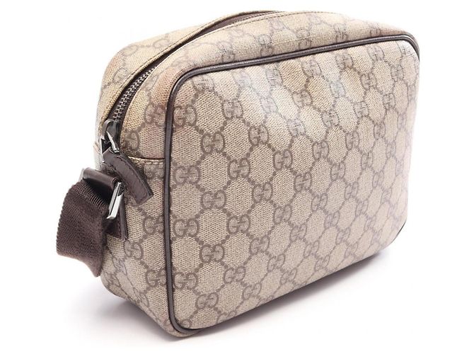 Gucci GG Plus Schultertasche Braun Beige - Ansicht 2