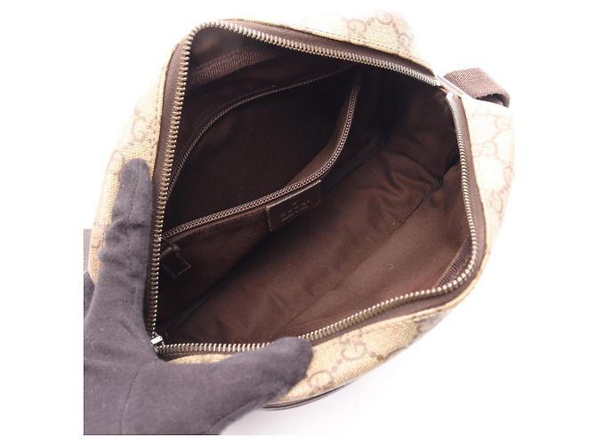 Gucci GG Plus Schultertasche Braun Beige - Ansicht 3